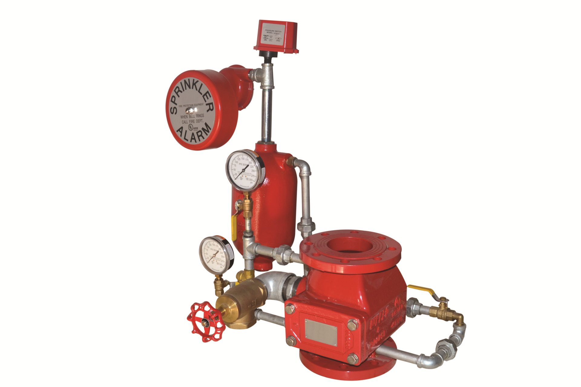 Islak Alarm Vanası Flanşlı, UL&FM Onaylı