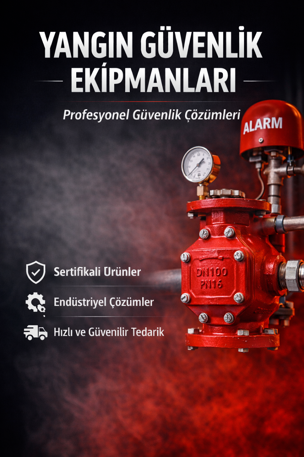 Islak<br>Alarm Vanası